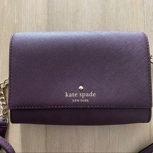 Kate Spade Cedar Street Cami Crossbody - Burgundy - PWRU4450